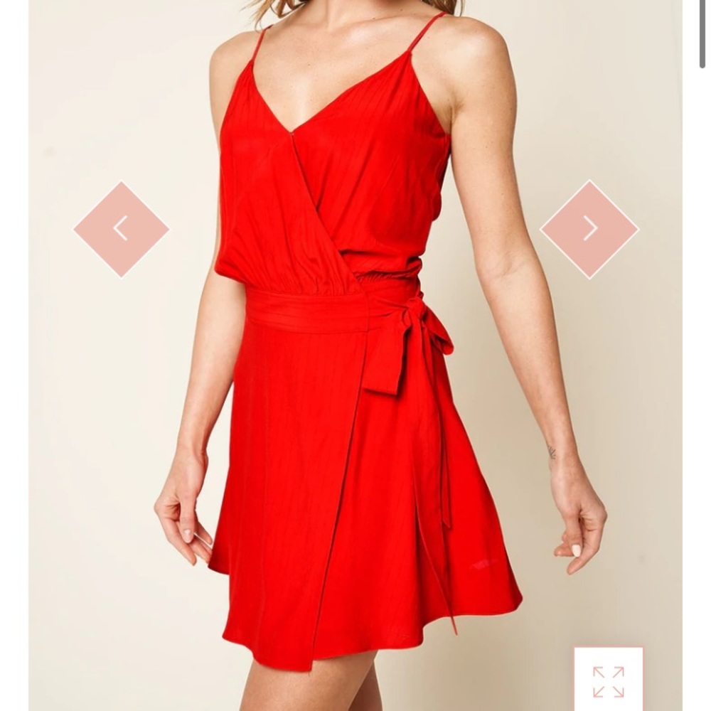 Sugar Lips As She Goes Mini Wrap Dress